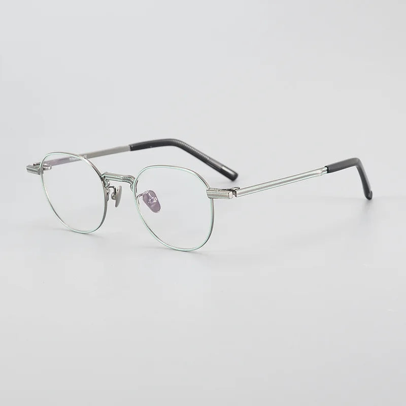 Stylish Black Acetate Full Rim Polygon Eyeglasses for Women - S955 | Perfect for Work, Reading & Fashion Accessories