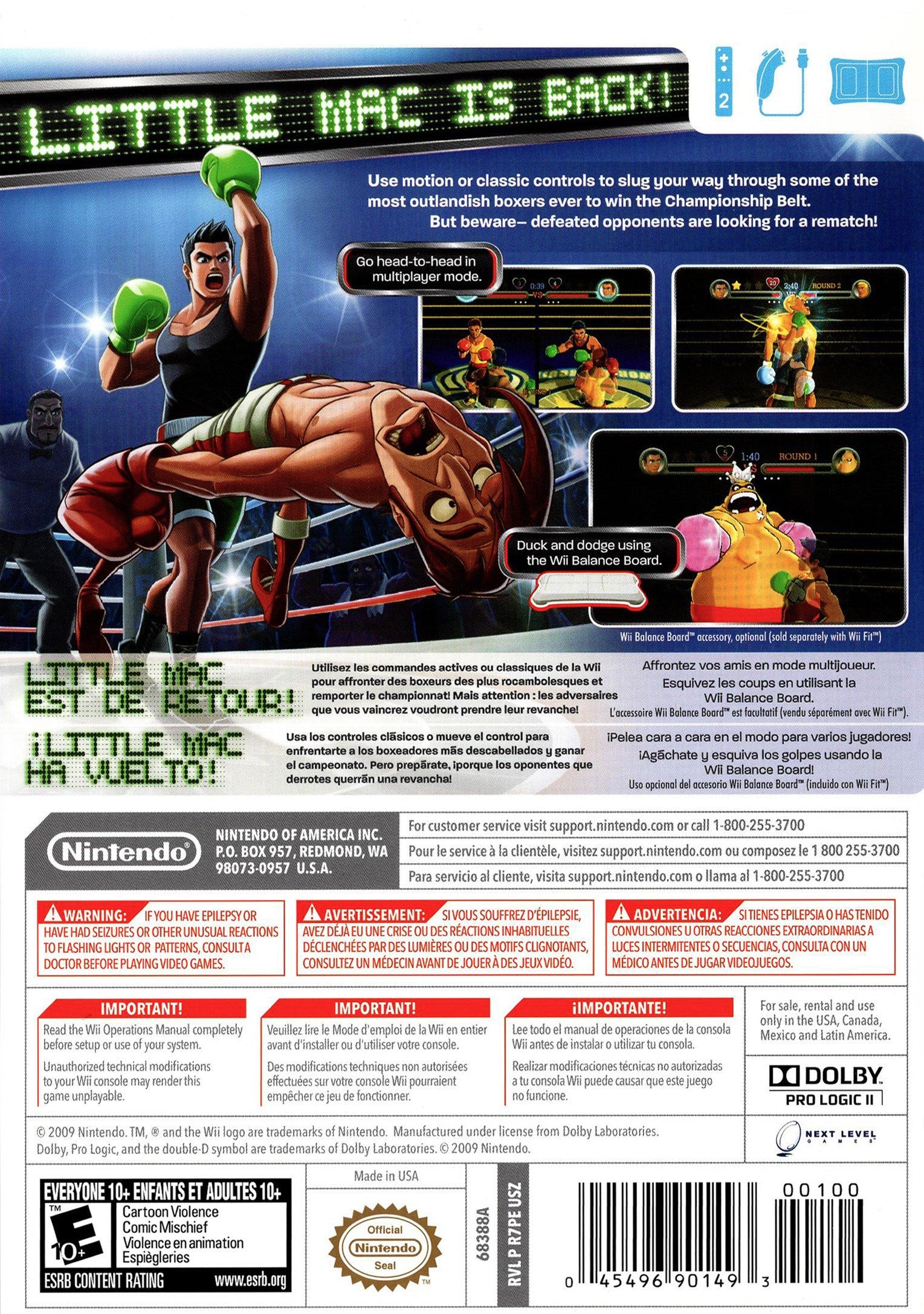 Used Punch Out Wii Video Games - Classic Boxing Game for Nintendo Wii - Perfect for Gaming Enthusiasts & Retro Collectors - Great for Parties, Family Fun & Nostalgic Gaming Sessions
