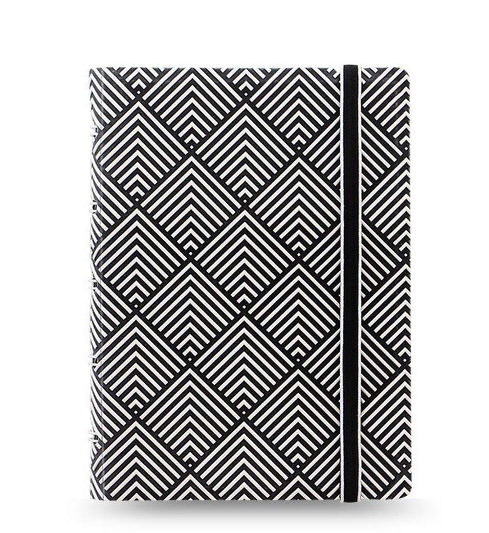Premium White & Black Pocket Notebook - Elegant Journal for Writing, Sketching & Note Taking - Perfect for Office, School & Travel Use