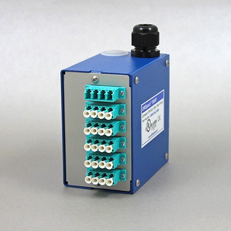 24-Port OM3/OM4 LC Fiber Optic Patch Panel - High Density Rack Mount for Data Center & Server Room - Compact Design for Efficient Cable Management