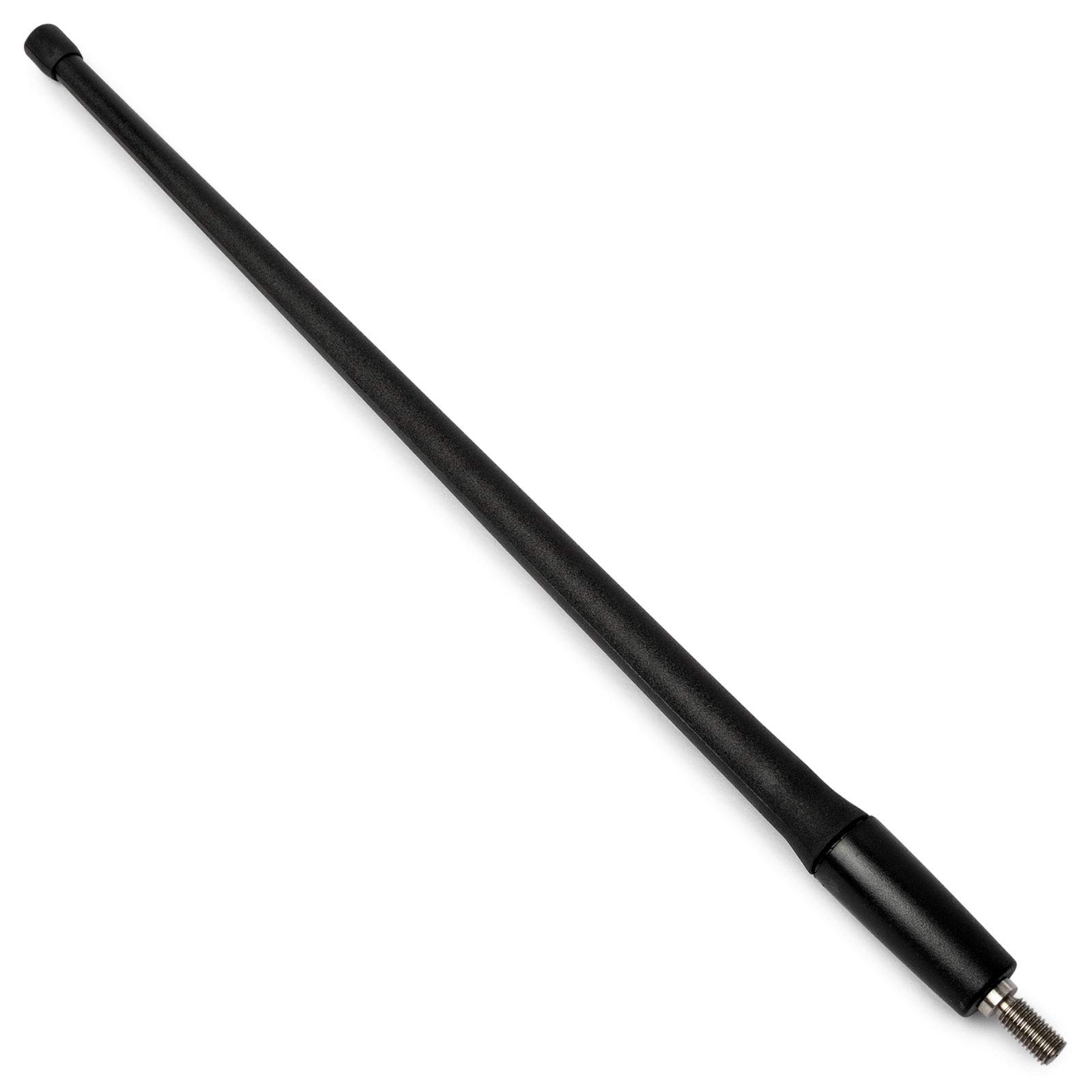 Krator 13-inch Low Profile Black AM/FM Short Stubby Antenna Mast Replacement for Ford F-150 F-250 F-350 Trucks - Enhanced Radio Reception for Daily Commute & Road Trips
