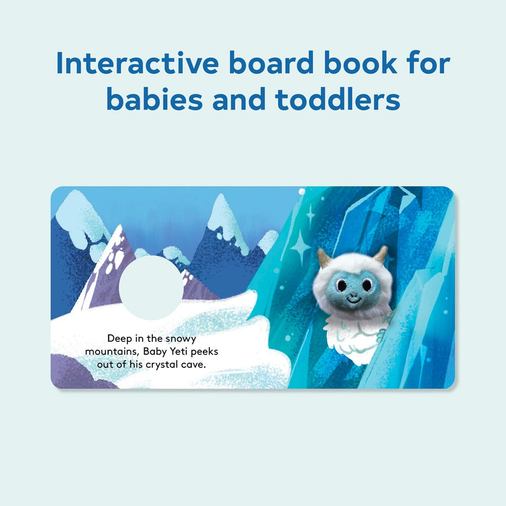 Baby Yeti Finger Puppet Board Book - Interactive Storytime Fun for Toddlers & Preschoolers
