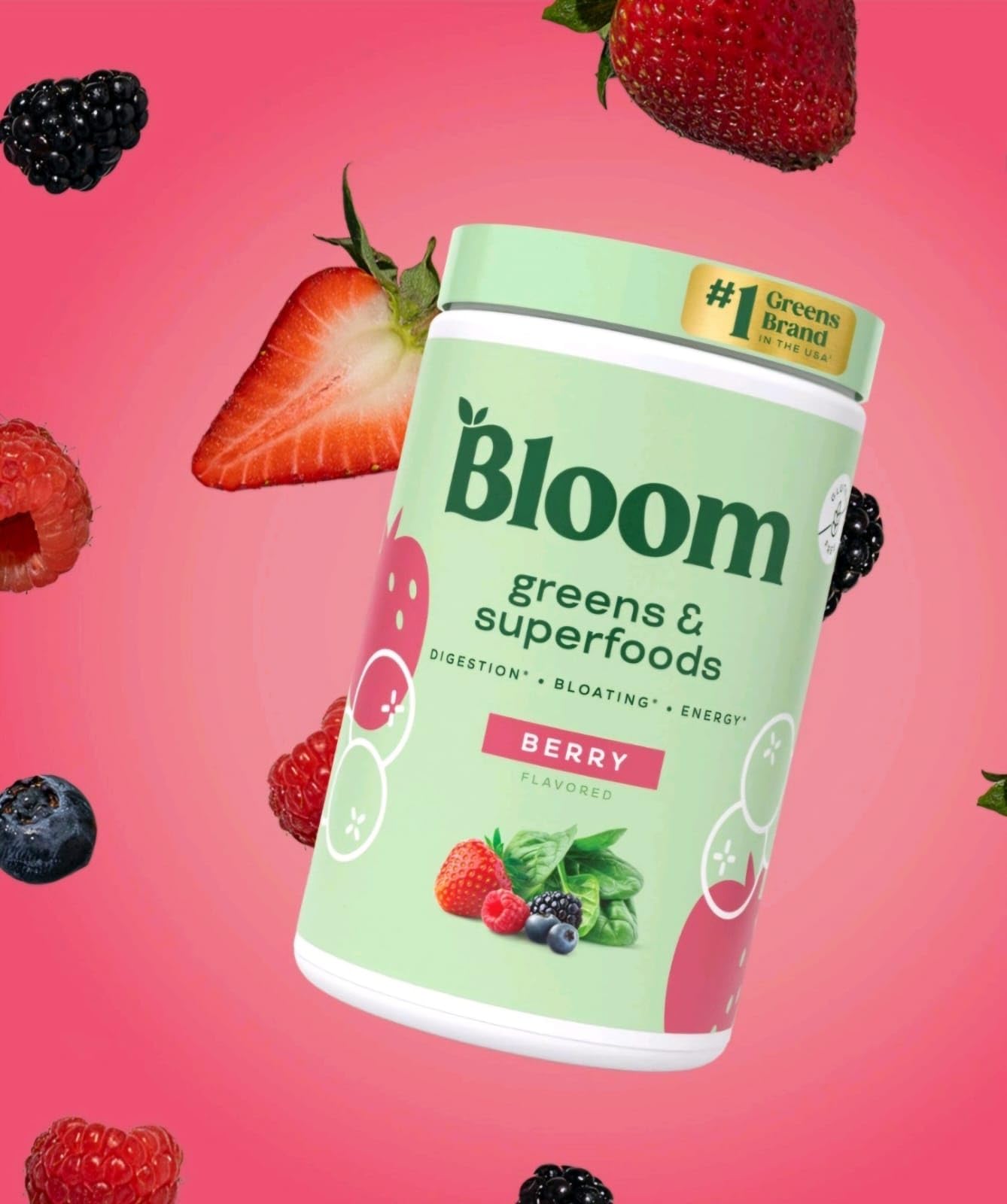 Generic Bloom 25 Servings Berry Flavor - Premium Dietary Supplement for Energy & Wellness - Perfect for Workouts, Travel & Daily Nutrition Boost