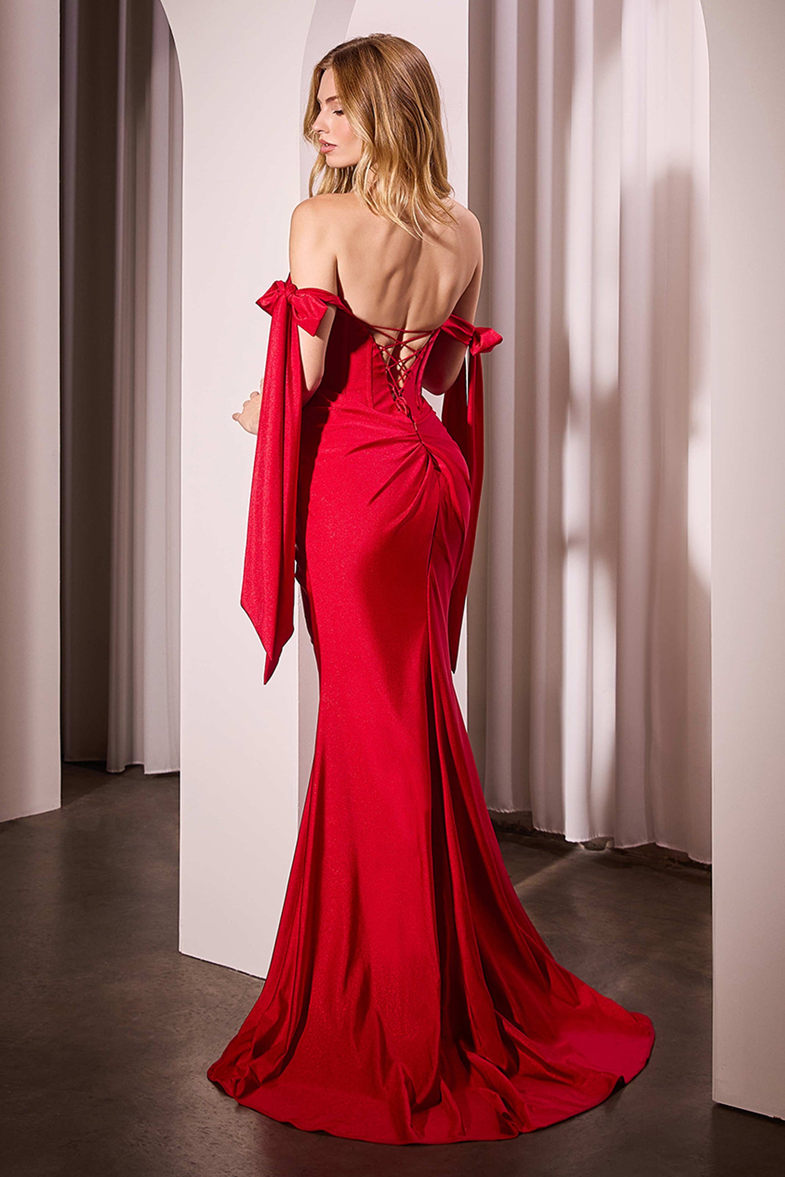 Knightly Gown - Off Shoulder Stretch Spandex Bodycon Dress for Women | Sexy Clubwear & Evening Party Outfit