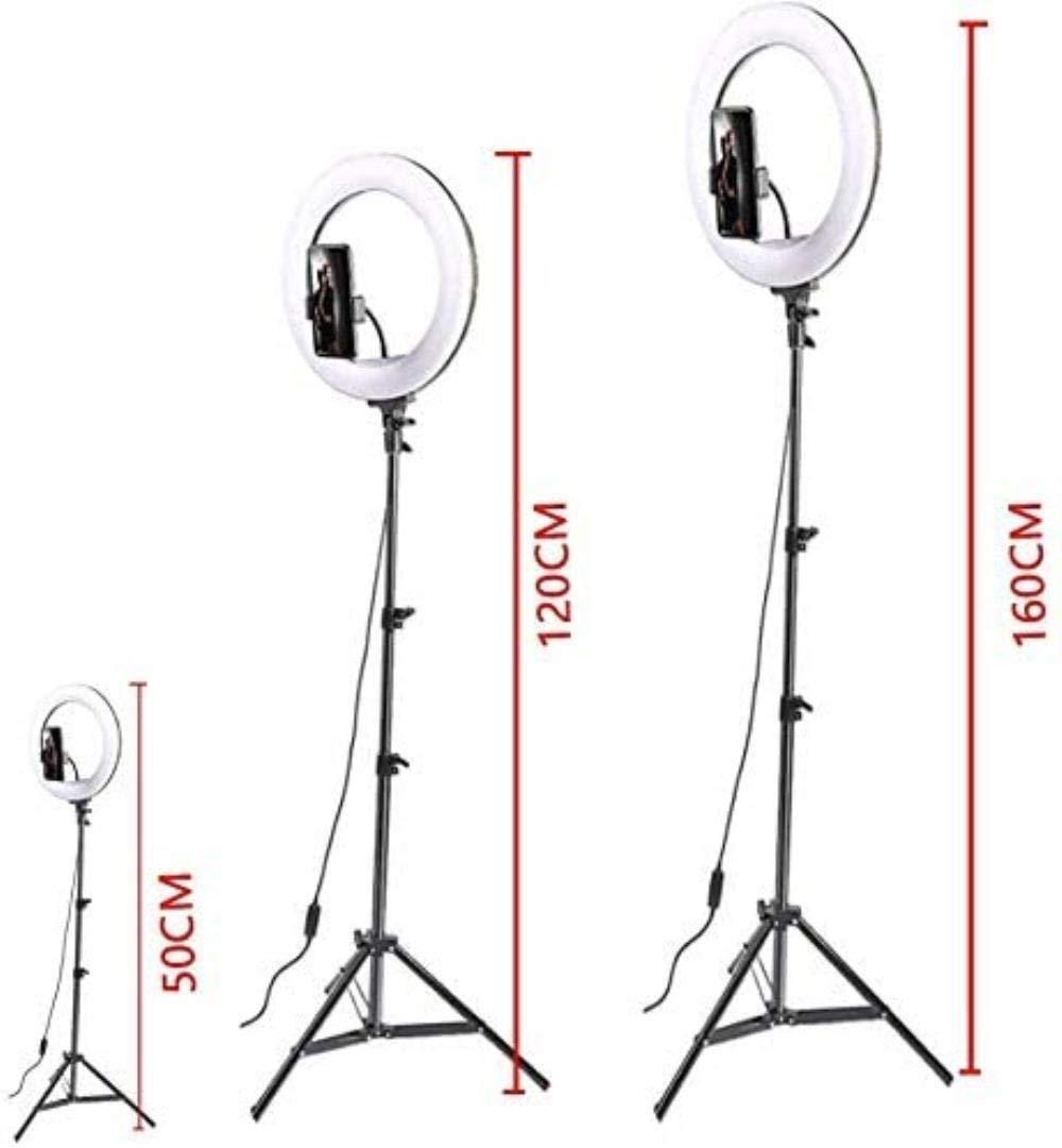 HMTE 10 Inch LED Ring Light with Tripod Stand for Phone Photography, Live Streaming, YouTube Videos, TikTok & Selfies - 26cm Fill Light for Professional Studio Lighting (10 Inch) - Perfect for Makeup, Vlogging & Content Creation