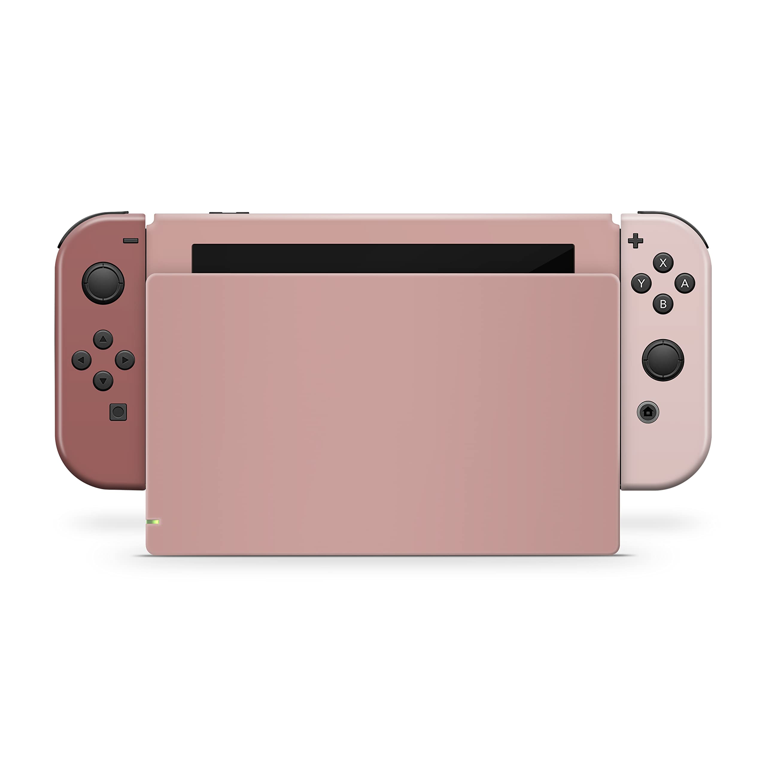 Retro Brown Color Block Vinyl Skin Wrap Cover for Nintendo Switch - Premium 3M Full Body Decal Sticker, Compatible with All Switch Models - Perfect for Gaming, Travel & Personalization