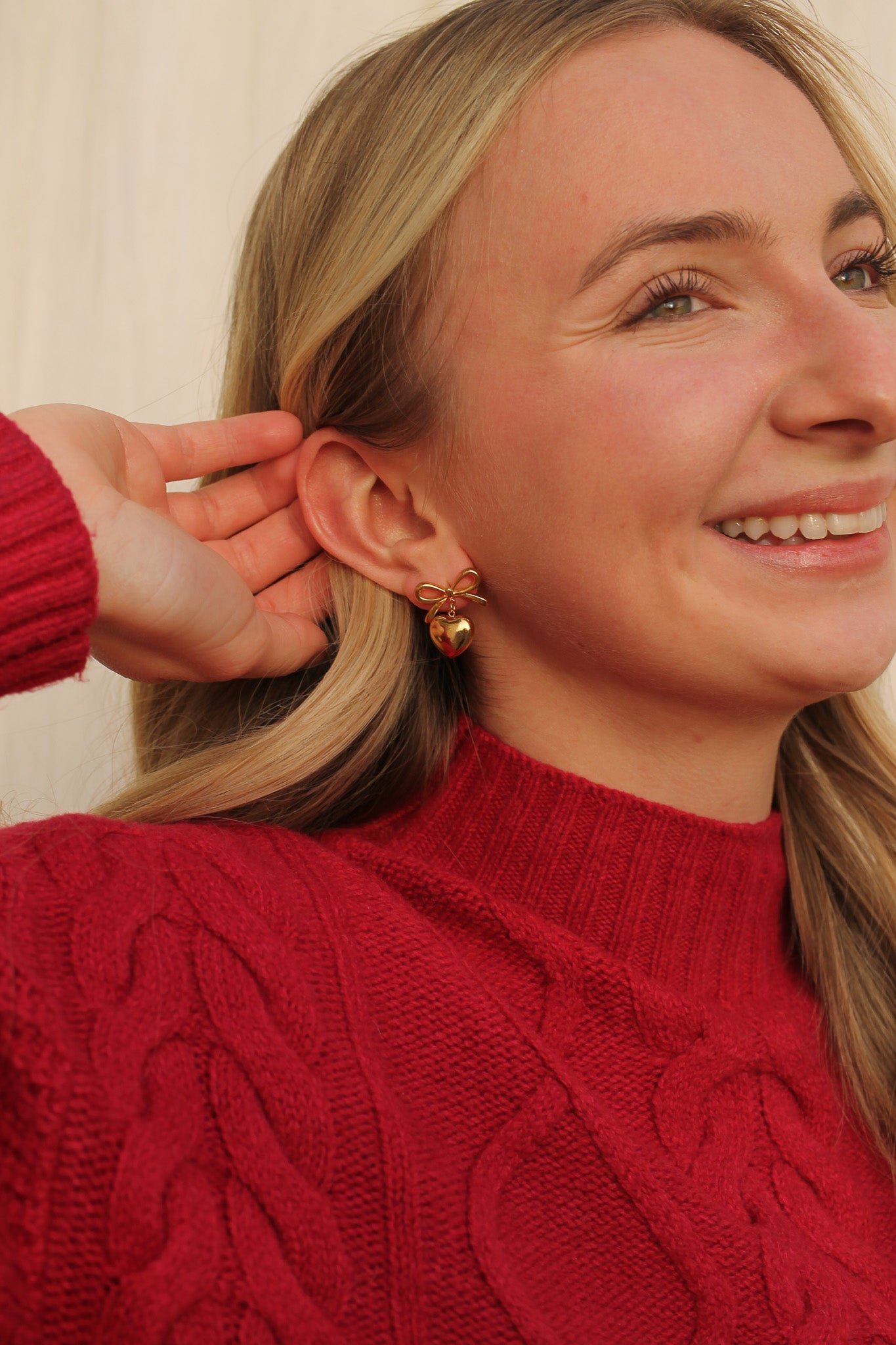 Eloise Earrings - Elegant Dangle Earrings for Women, Gold Plated Hoop Earrings with Crystals | Perfect for Parties, Weddings & Everyday Wear