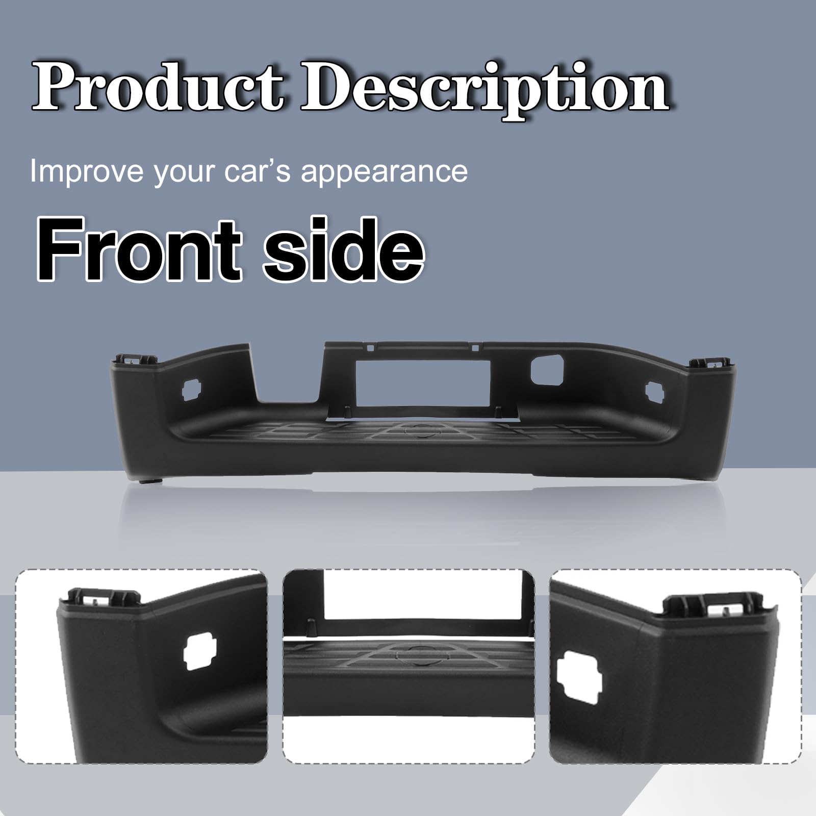 2007-2013 Chevy Silverado & GMC Sierra Rear Bumper Step Pad (Center) Without Sensor Hole - GM1191129 15284310 Replacement Part | Durable Protection for Truck Loading & Off-Road Adventures