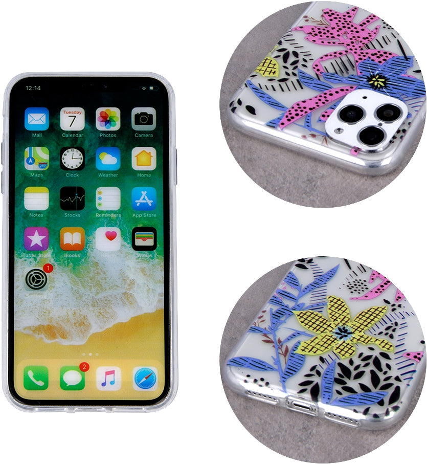Apple iPhone 7 / 8 / SE 2020 Floral Protective Case - Slim Durable Phone Cover with Flower Design for Everyday Use & Fashion Protection