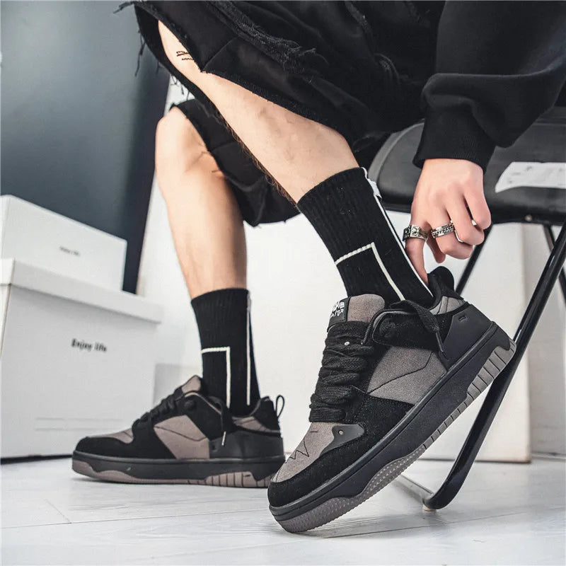 Trendy Autumn Men's Sports Shoes - Fashionable Thick Sole Casual Sneakers for Walking, Running & Daily Wear | Comfortable & Stylish Color Options