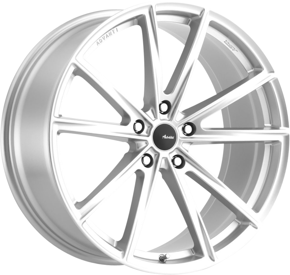 Advanti Torcere Flash Silver 20x9 +30 Offset 5x114.3 Bolt Pattern 73.1mm Hub - Premium Alloy Wheels for Sports Cars & Luxury Vehicles - Perfect for Street Performance & Custom Builds
