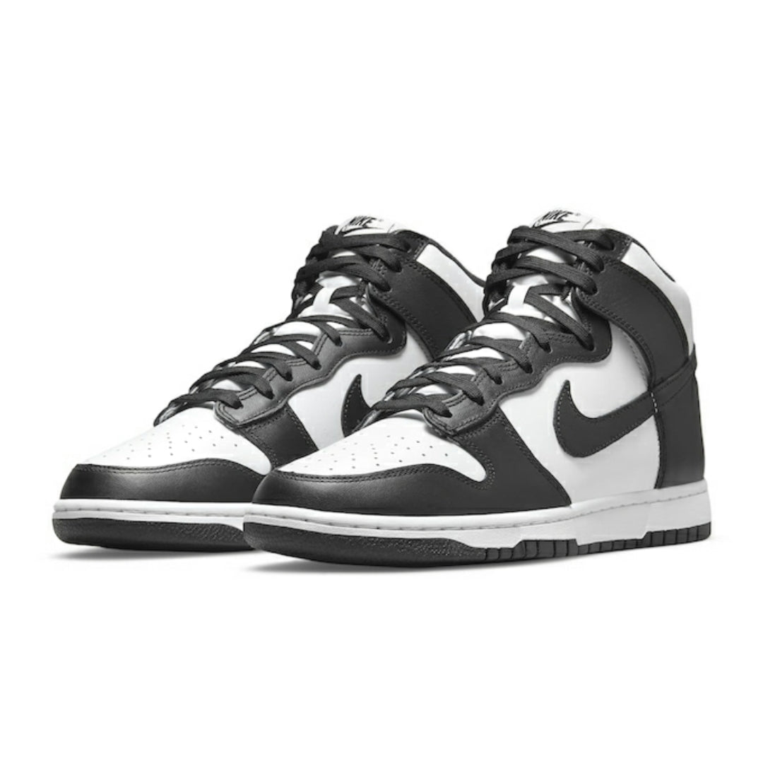 Nike Dunk High Panda 2021 Black & White Sneakers - Men's Basketball Shoes for Streetwear & Casual Fashion