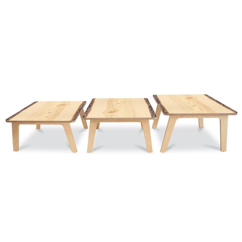 Live Edge Square Coffee Table 18