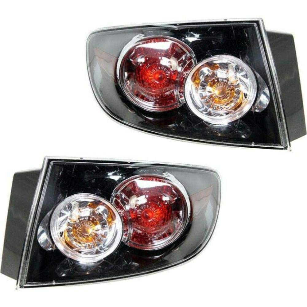 BR5H51150C & BR5H51160C Taillight Pair Set - Left & Right Tail Lamp Assembly Compatible with MA2801136 & MA2800136 - Perfect for Car Rear Light Replacement and Repair