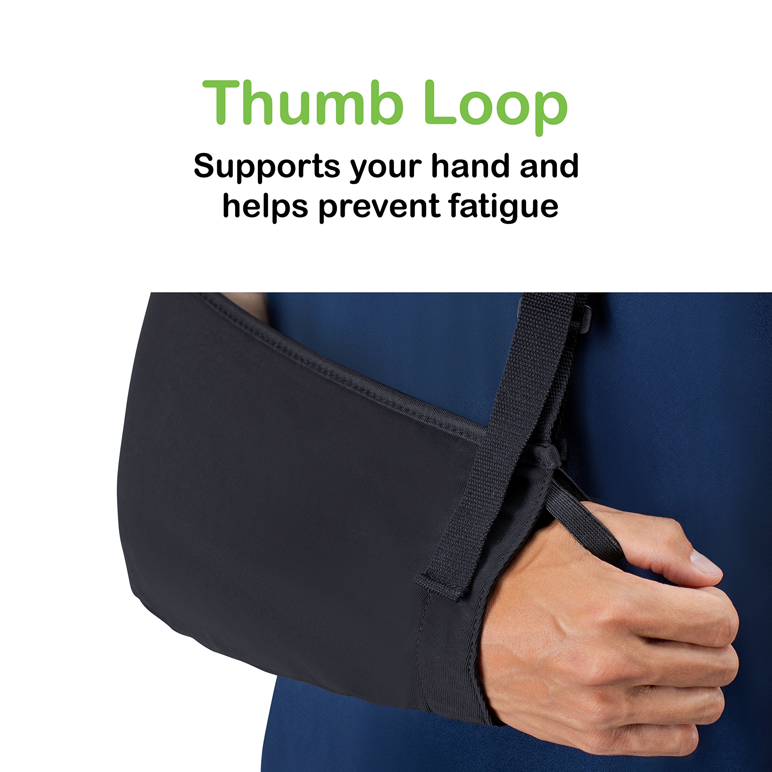 **Breathable Arm Sling with Padded Strap – Shoulder Support for Broken Bones, Fractures & Rotator Cuff Injuries – Ideal for Post-Surgery & Injury Recovery**