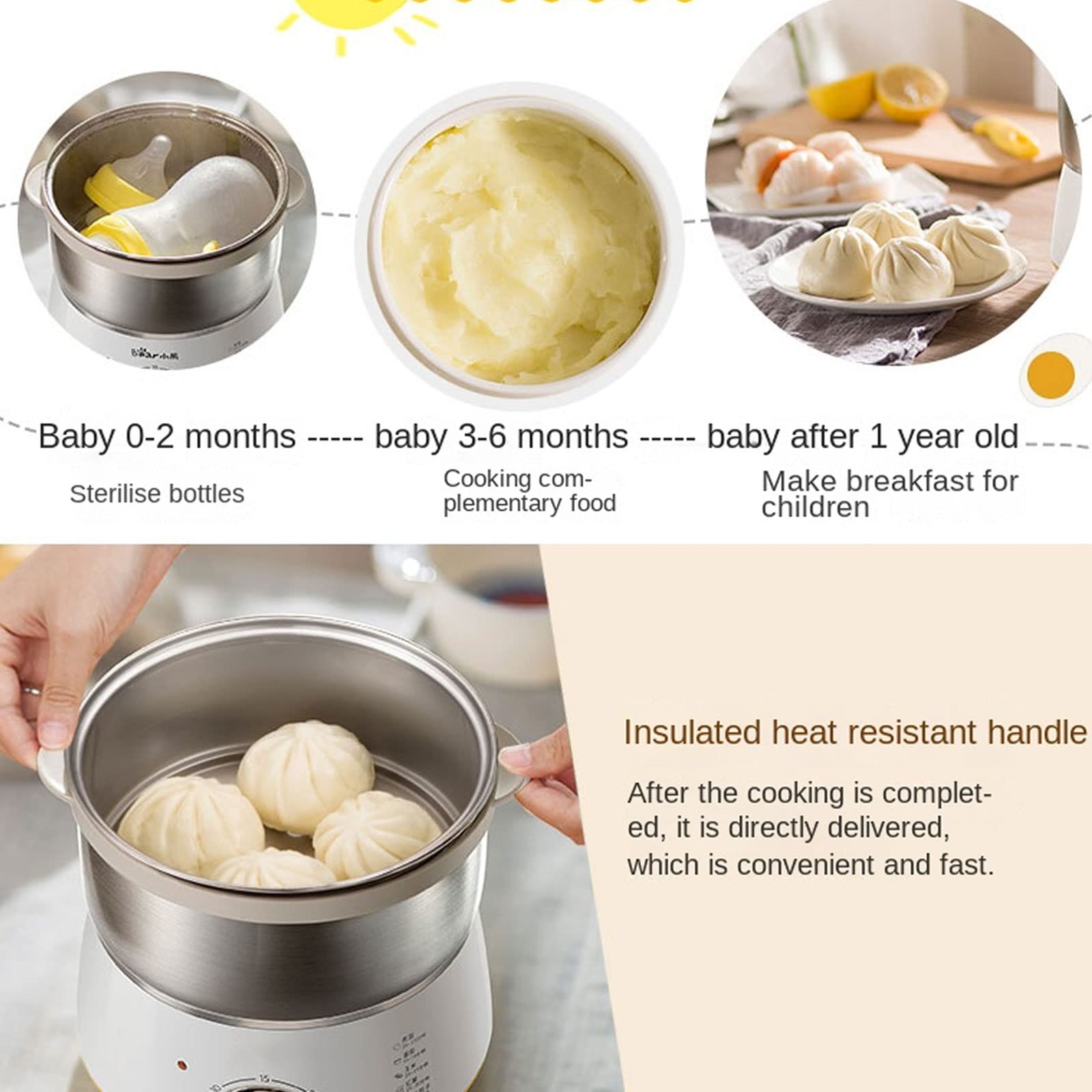 14 Egg Electric Egg Cooker with Auto Shut-Off - Fast Hard Boiled, Poached, Scrambled Eggs & Omelets Maker - BPA-Free Double Layer Design for Healthy Breakfast & Meal Prep