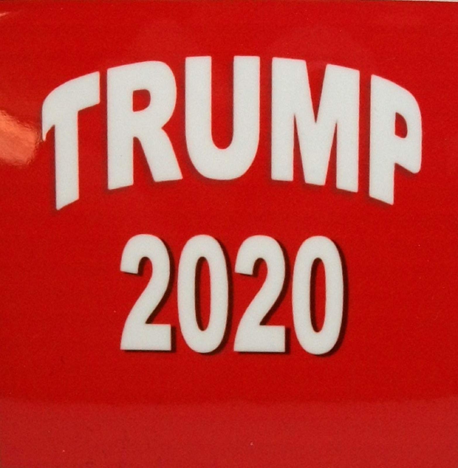 Trump 2020 Red Fridge Magnet - Patriotic Election Memorabilia for Refrigerators, Lockers & Office Decor | Perfect for Political Supporters & Collectors