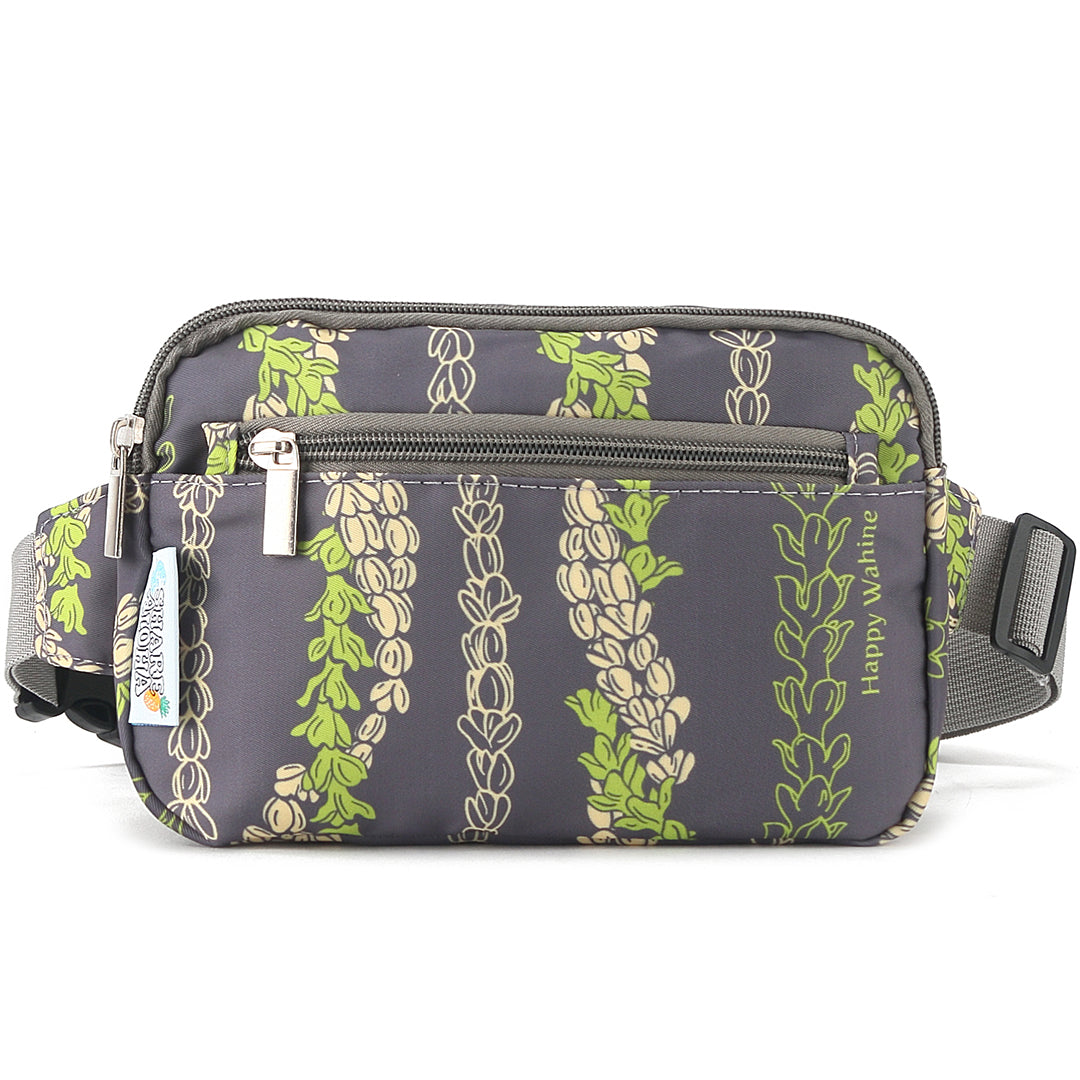 Kasie Pakalana Grey Belt Bag - Waist Pack Fanny Pack for Women & Men - Perfect for Running, Travel, Hiking & Everyday Use
