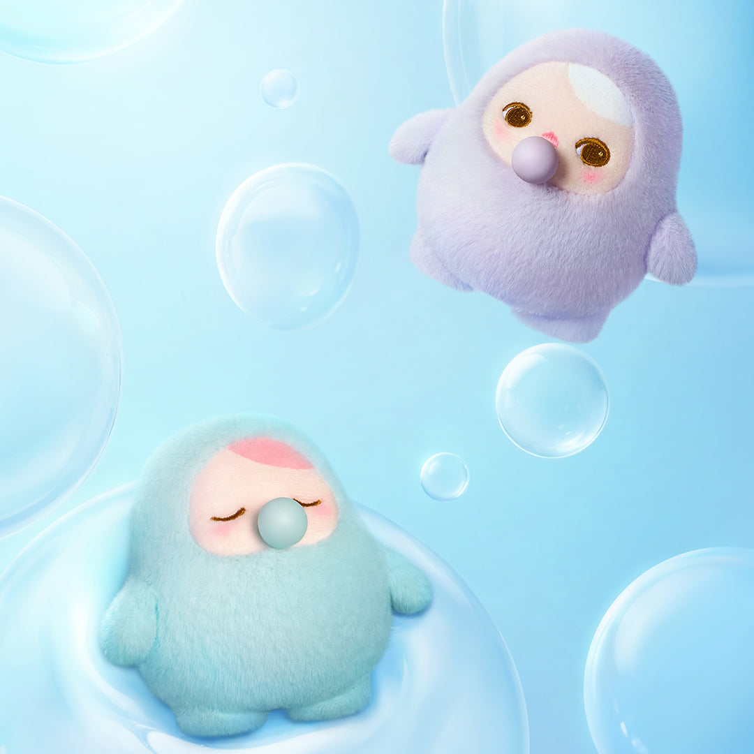 POP MART PUCKY BEANIE Bubble Up Series Plush Keychain Blind Box Toy - Cute Collectible Plushie for Backpacks, Gifts & Kawaii Decor
