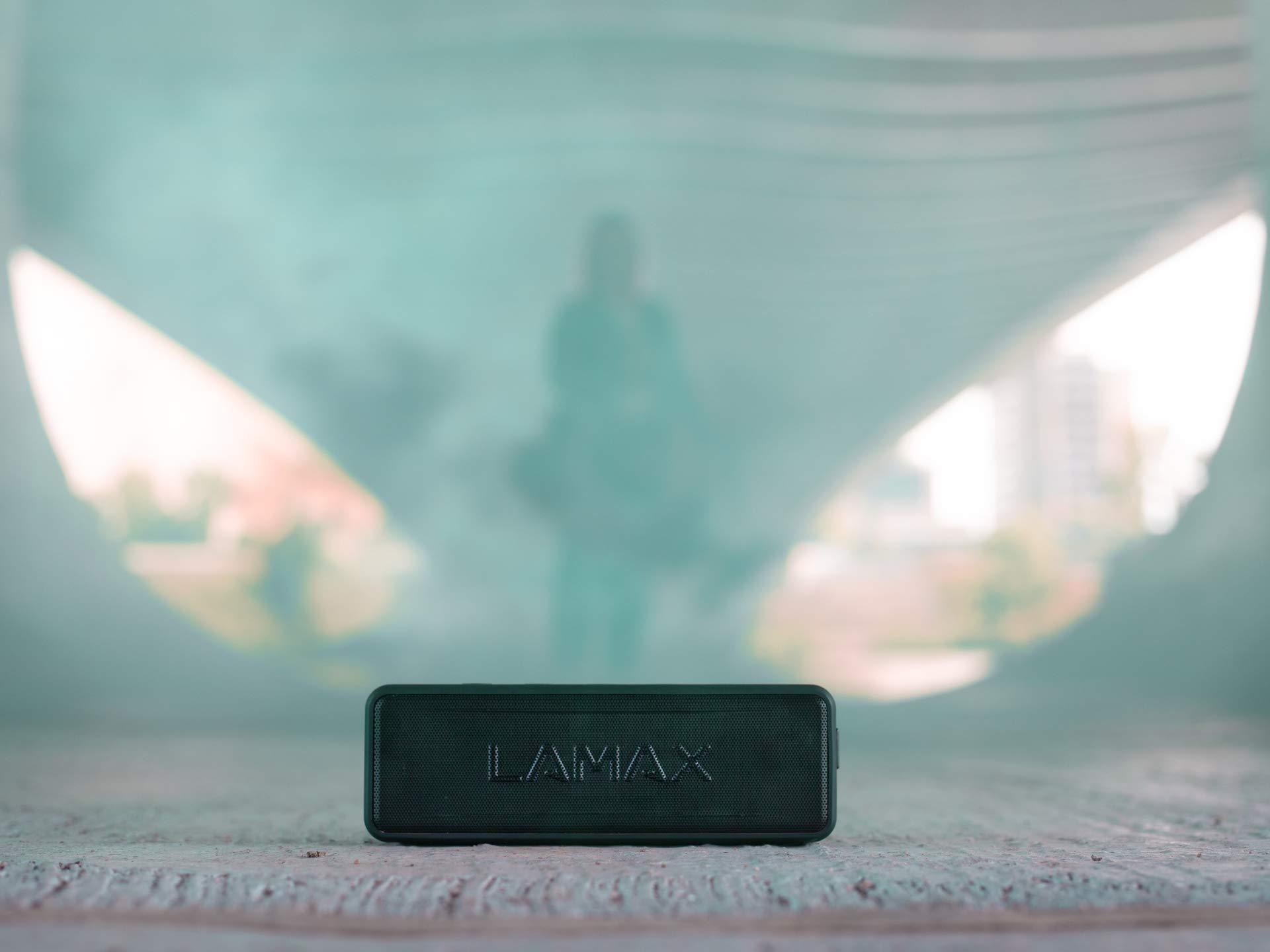 LAMAX Sentinel2 Bluetooth 5.0 Portable Speaker - 20W Powerful Sound, IP67 Waterproof & Dustproof, 24H Playtime, TWS Stereo, microSD/USB-C/Aux Input - Perfect for Outdoor Adventures, Beach Parties & Home Use