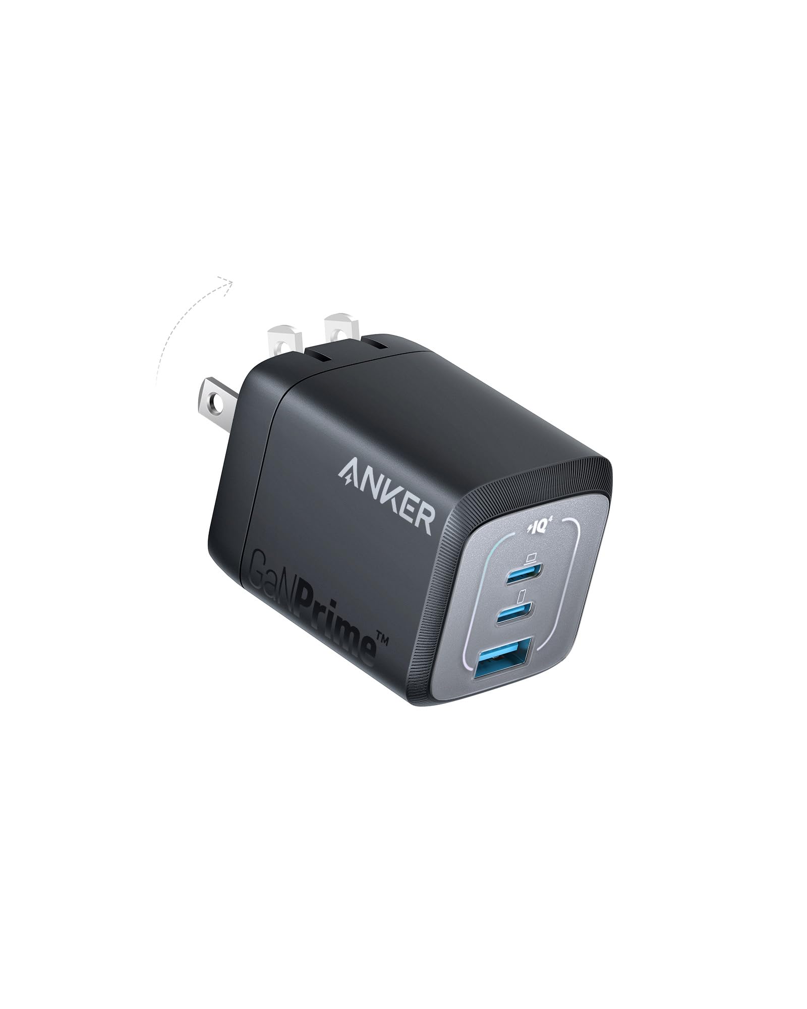 Anker Prime 67W GaN 3-Port USB C Fast Charger with PPS - Compact Wall Charger for MacBook Pro/Air, iPad Pro, iPhone 16/15/Pro, Galaxy S25/S24, Pixel - Perfect for Travel, Office & Home Charging