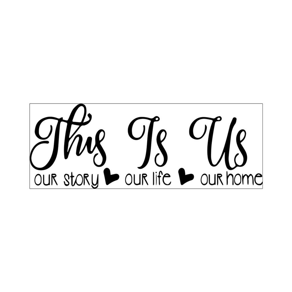 Trendy English Wall Sticker Decor for Kids Room - Removable Phrase Wall Decoration for Girls Bedroom, Nursery, and Playroom
