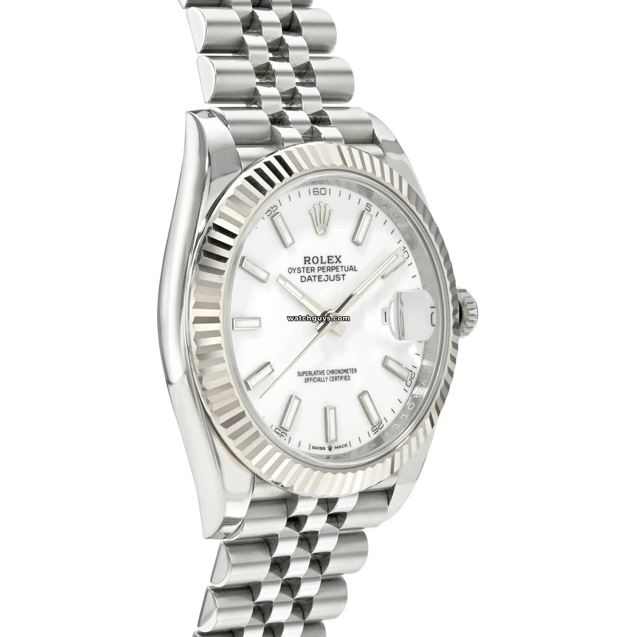 Rolex Datejust 126334 Stainless Steel Watch with White Dial & Jubilee Bracelet - Perfect for Business Meetings, Formal Events & Luxury Gifts
