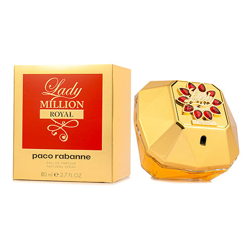 Paco Rabanne Lady Million Royal 80ml EDP for Women - Luxury Floral Perfume for Evening Events & Special Occasions