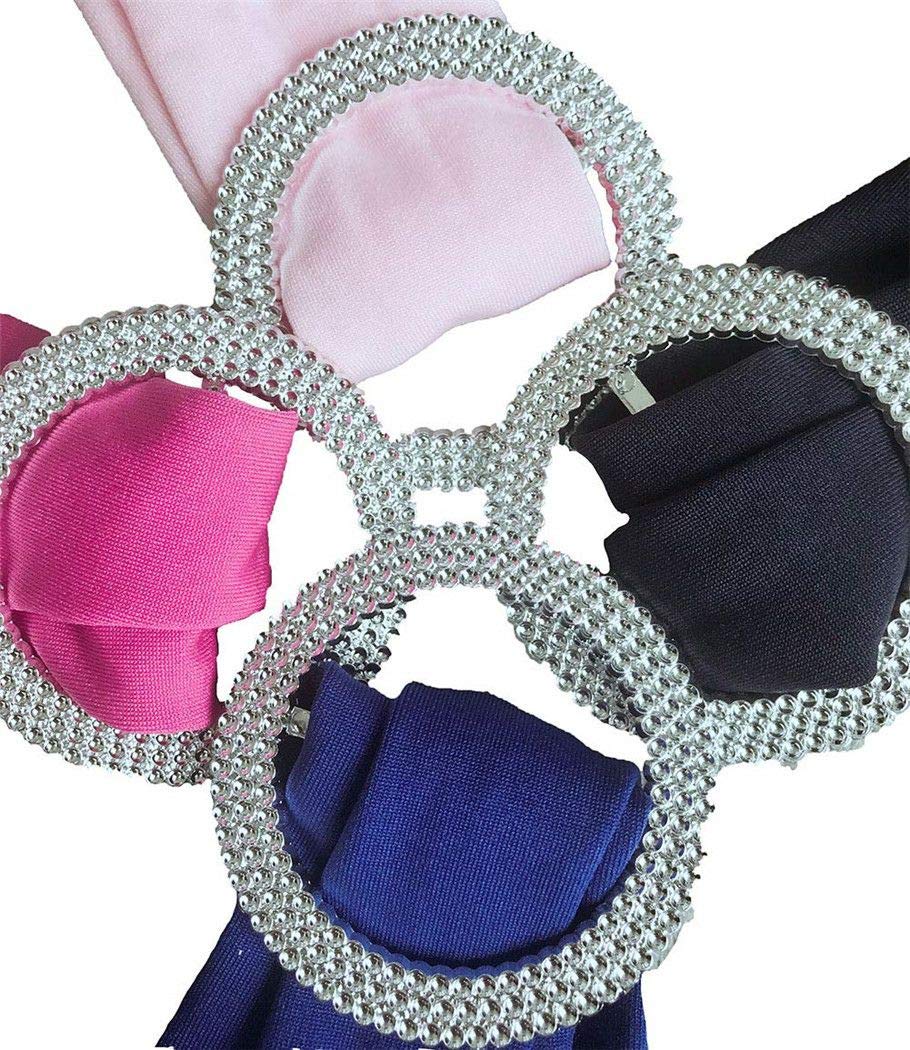 25PCS Elastic Chair Sashes for Wedding Decorations - Adjustable Chair Bands with Buckle, Perfect for Weddings, Parties & Evening Events (Orange) - Elegant Table Setting & Venue Decoration Accessories
