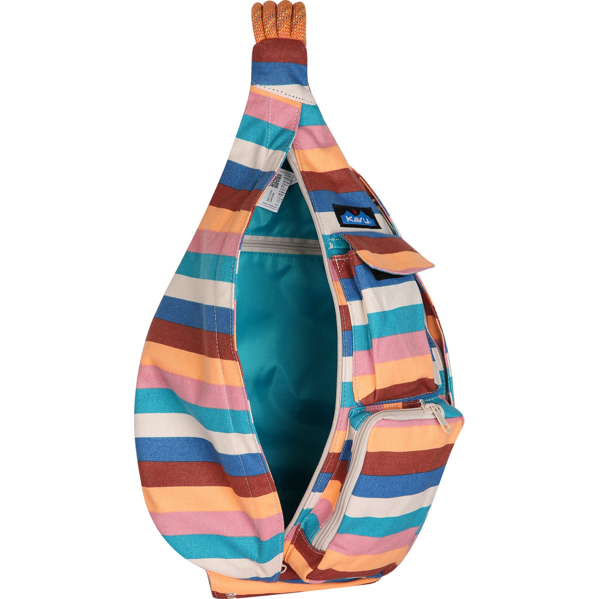 KAVU Original Rope Sling Bag - Adjustable Shoulder Strap Crossbody Backpack for Hiking, Travel & Outdoor Adventures