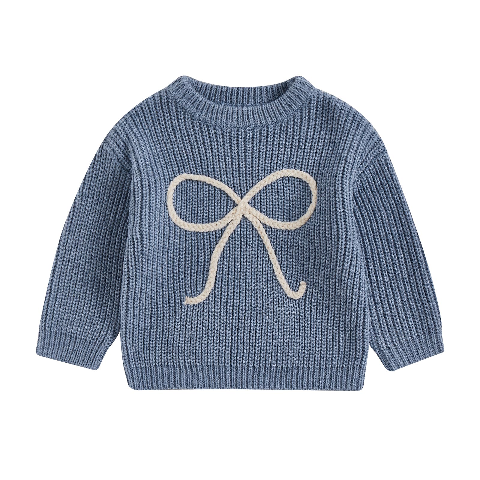 Douhoow Baby Knit Sweater - Unisex Pullover Sweatshirt for Baby Girls & Boys | Soft Winter & Fall Clothing for Holidays & Festivals | Perfect for Family Photos, Christmas Gifts & Outdoor Activities