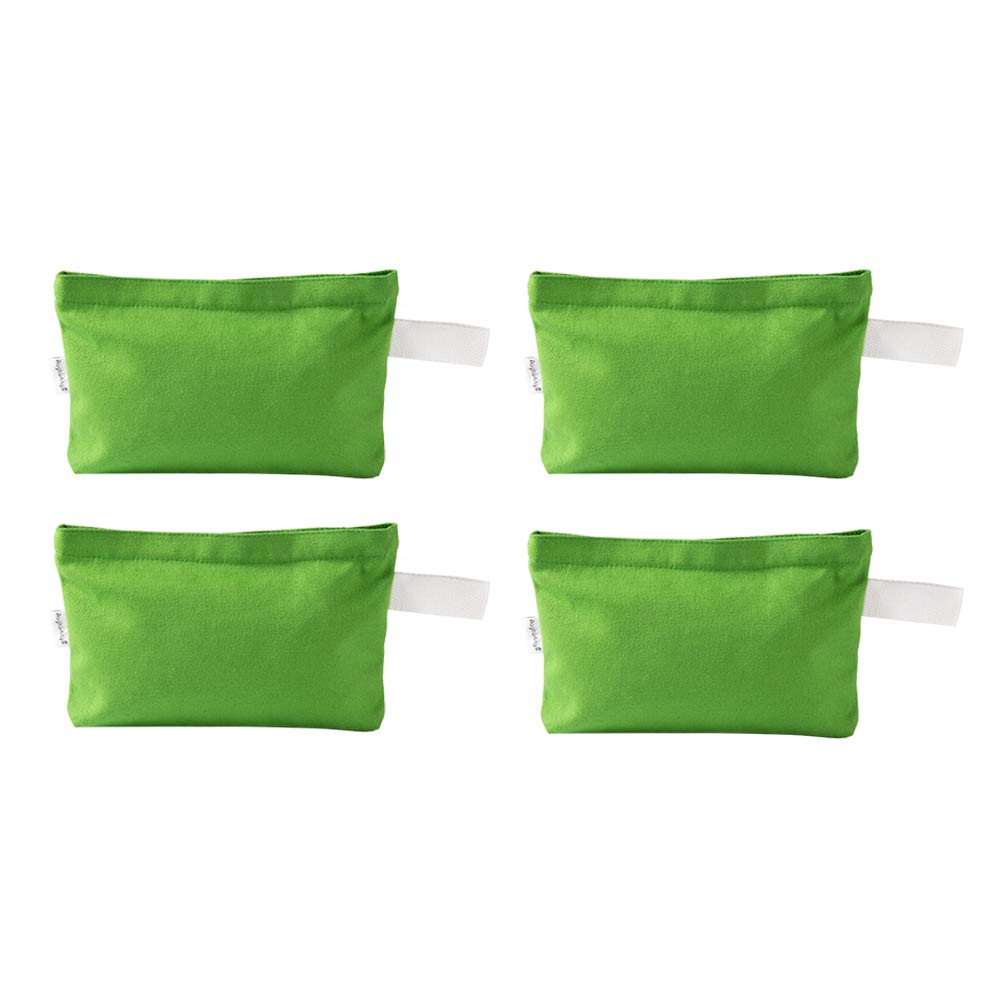 4-Pack Multi-Purpose Cotton Canvas Zipper Makeup Bags for Travel, Gym, and Daily Essentials Organization | Durable & Stylish Cosmetic Pouches