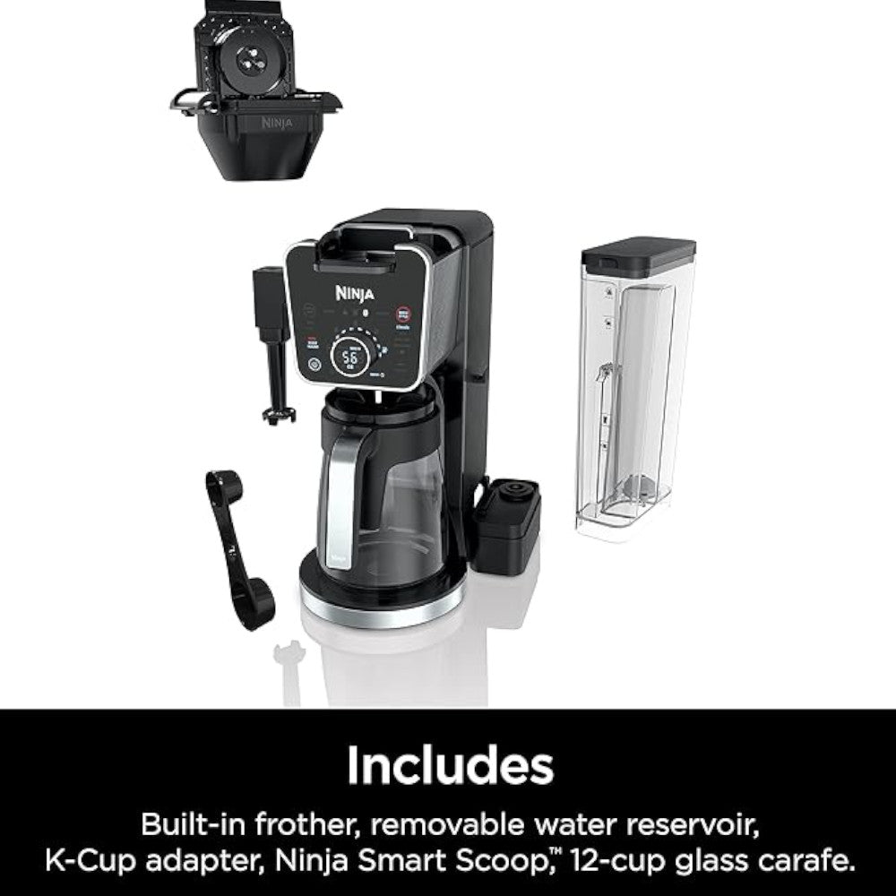 NINJA CFP301C DualBrew Pro Specialty Coffee System - Blemished Package with Full Warranty | Perfect for Home & Office Coffee Brewing