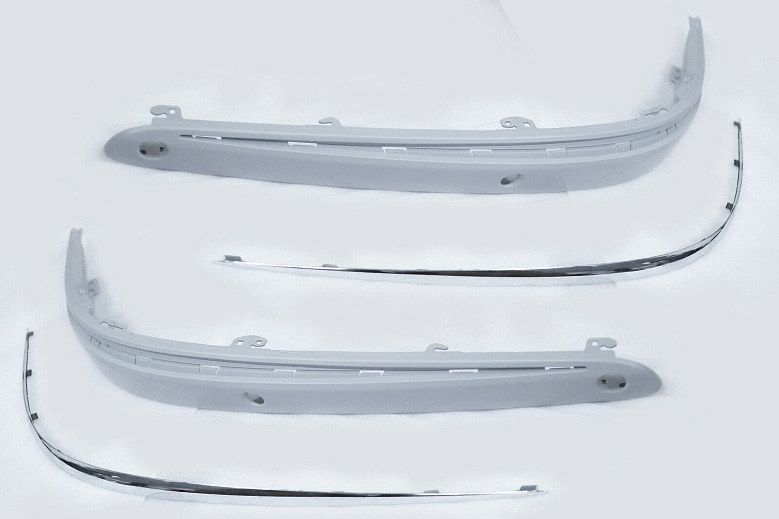 Chrome Trim Front Bumper Molding for 2003-2006 MB E-Class W211 - Luxury Car Upgrade