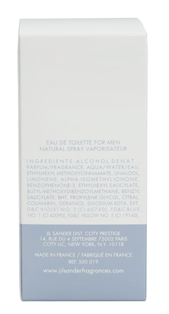 Jil Sander Strictly Fresh Eau de Toilette for Women - 60ml Floral Citrus Perfume | Daytime & Office Wear | Long-Lasting Fragrance