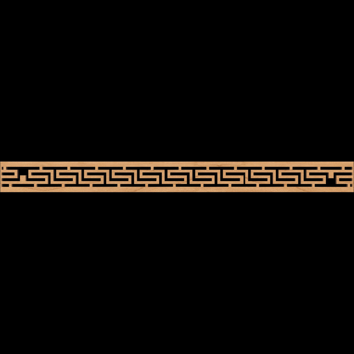 Tulum Fretwork Moulding - Handcrafted Wooden Wall Decor for Home & Office | Perfect for Bohemian, Coastal, and Modern Interior Design Styles