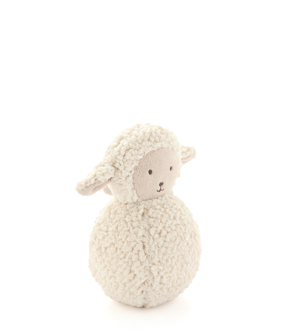 Sophie Sheep Roly Poly Rattle Toy - Cute Tumbling Baby Shaker with Soft Textures & Gentle Sounds - Perfect for Newborns, Infants & Toddlers - Great for Tummy Time, Sensory Play & Early Learning Development