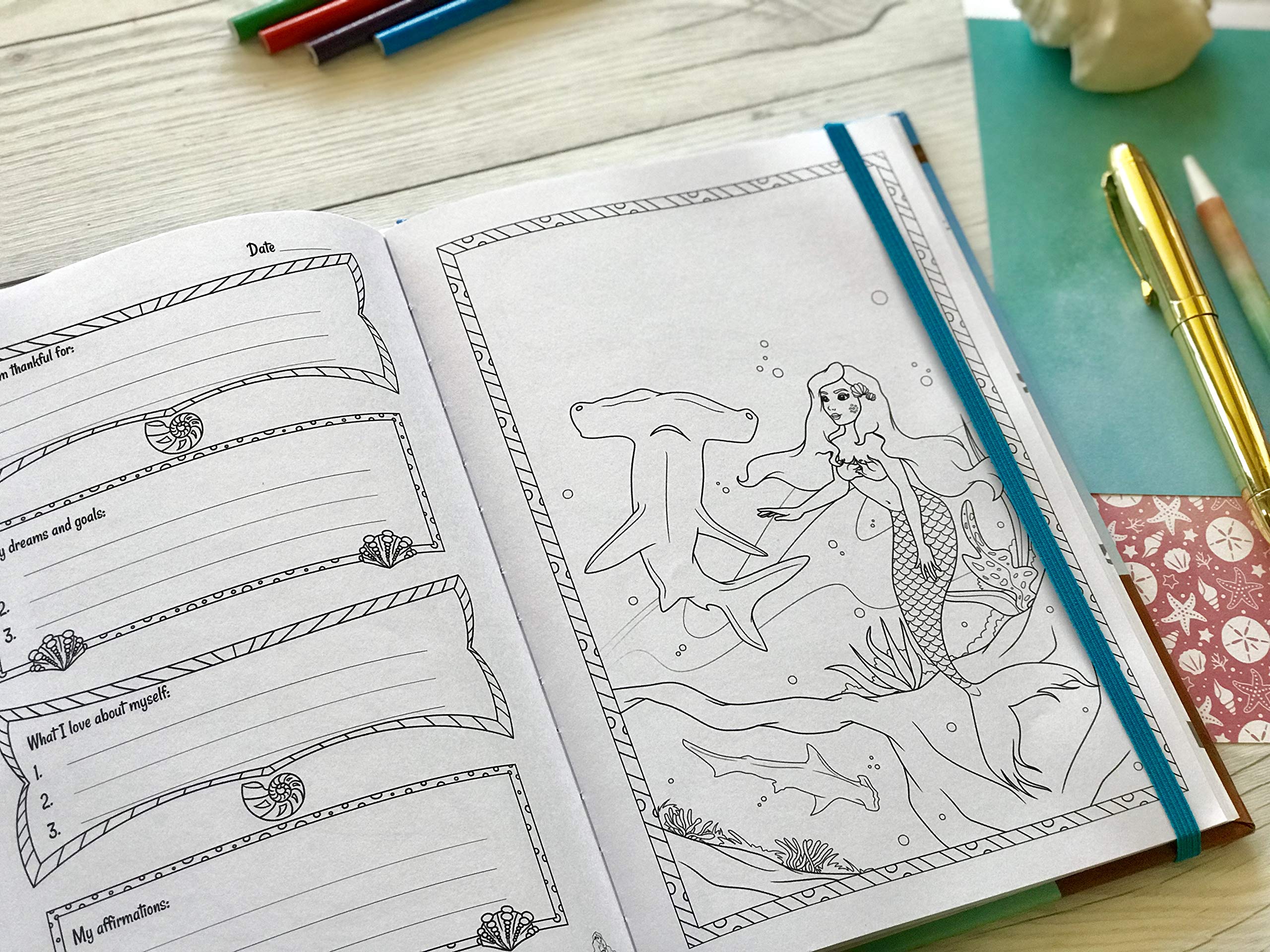 The Thankful Mermaid: I Am Unstoppable - Inspirational Mermaid Gifts for Women, Motivational Quote Book for Self-Confidence & Empowerment - Perfect for Birthday Gifts, Graduation Presents & Daily Encouragement