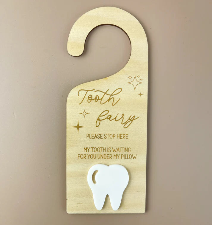 Magical Tooth Fairy Door Hanger - Cute Fairy Door Decor for Kids Bedroom - Perfect for Lost Teeth & Special Memories | Nursery Decor, Birthday Gift Idea