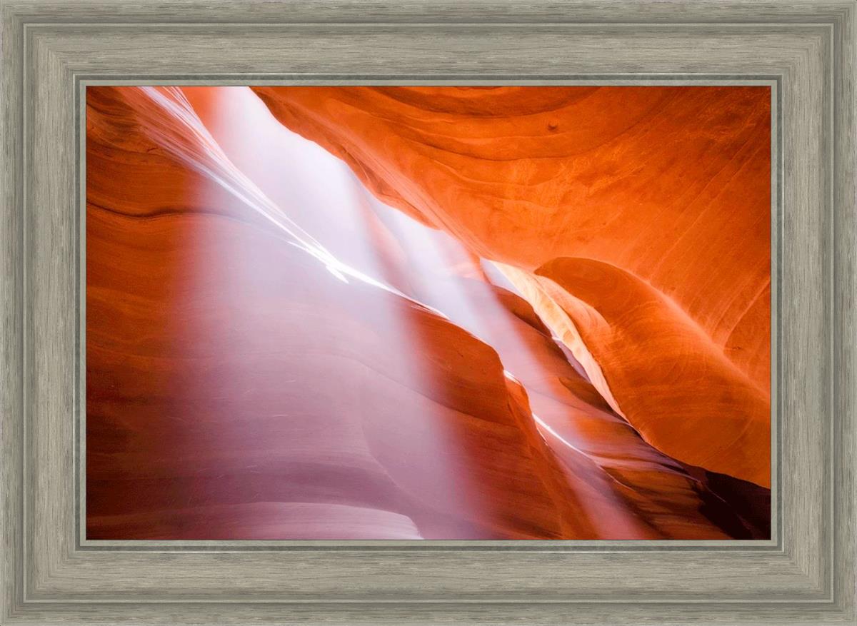 Stunning Antelope Canyon Light Shafts Photography - Natural Sunbeams in Slot Canyon - Perfect for Wall Art, Travel Inspiration & Desert Landscape Decor