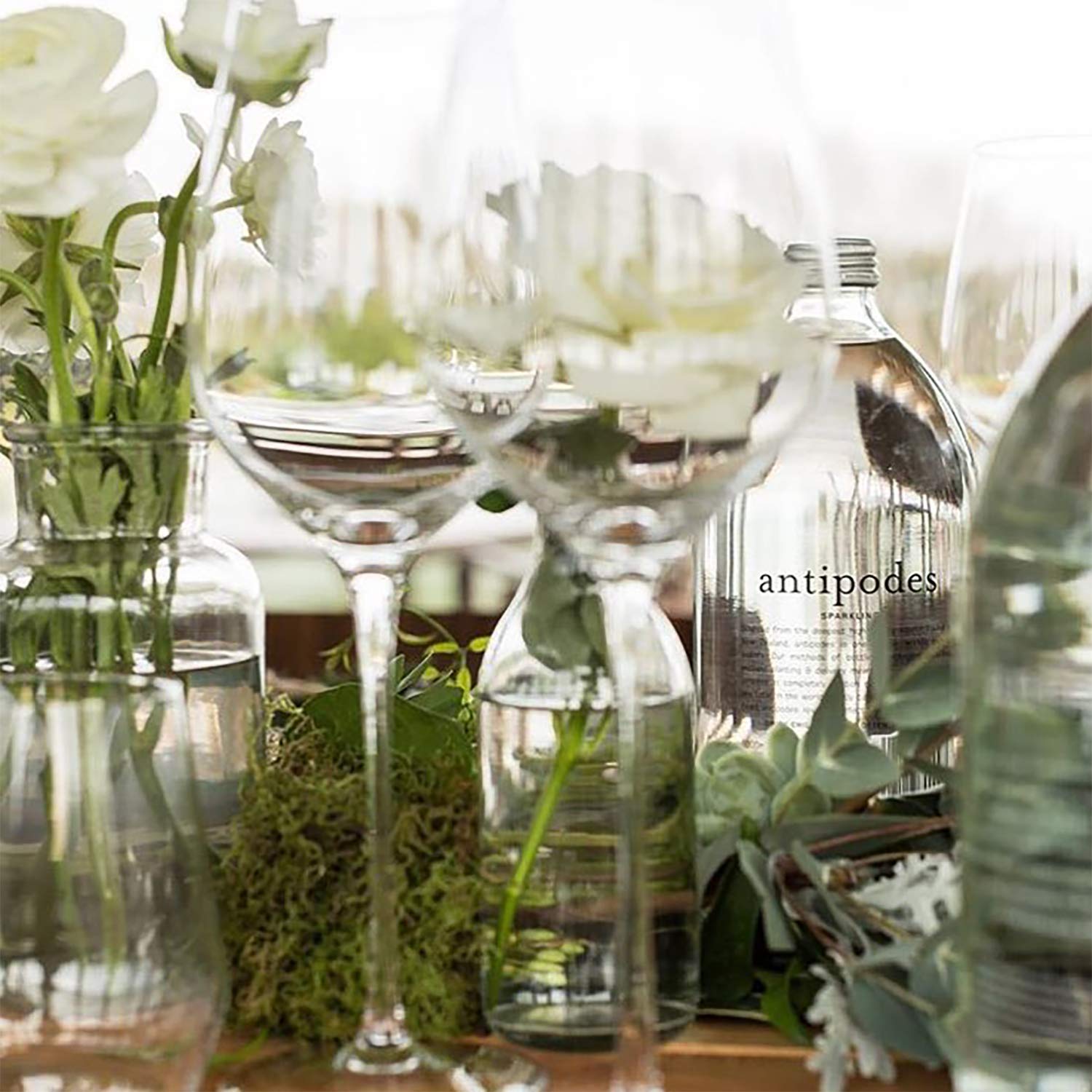 Antipodes Still Mineral Water - 33.8 oz (1 Liter) Glass Bottles (6-Pack) | Premium Alkaline Water for Hydration, Wellness & Gourmet Dining