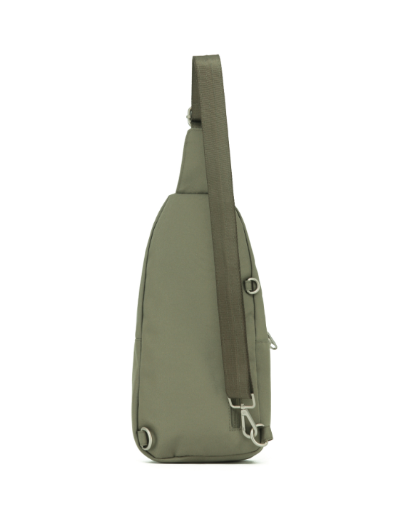 TOSCA TCA989 Anti-Theft Sling Bag Khaki - Secure Crossbody Travel Bag for Men & Women - Perfect for Commuting, Hiking & Outdoor Adventures
