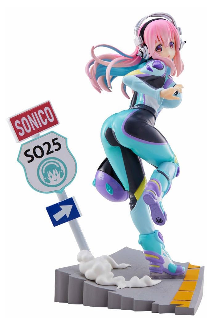 Good Smile Company Super Sonico Non-Scale Tenitol PVC Figure - Anime Collectible for Display, Gaming Room Decor, and Otaku Gift