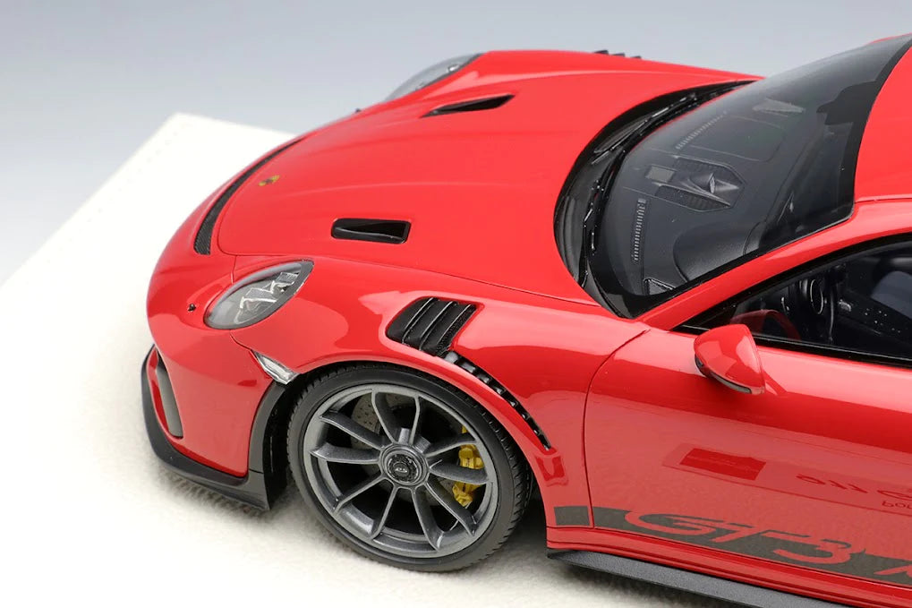 EIDOLON 1:18 Scale Porsche 911 (991.2) GT3 RS 2018 Diecast Model Car - Guards Red - Collectible Sports Car for Display & Gift