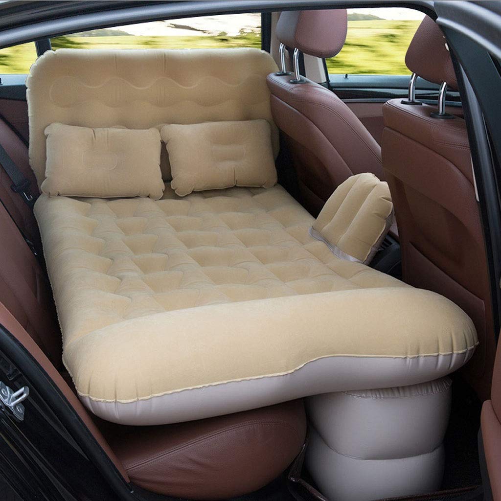 Universal Inflatable Car Air Mattress for Back Seat - Portable SUV Travel & Camping Sleep Pad - Comfortable Road Trip Bed for Adults & Kids - Perfect for Long Drives, Camping & Outdoor Adventures