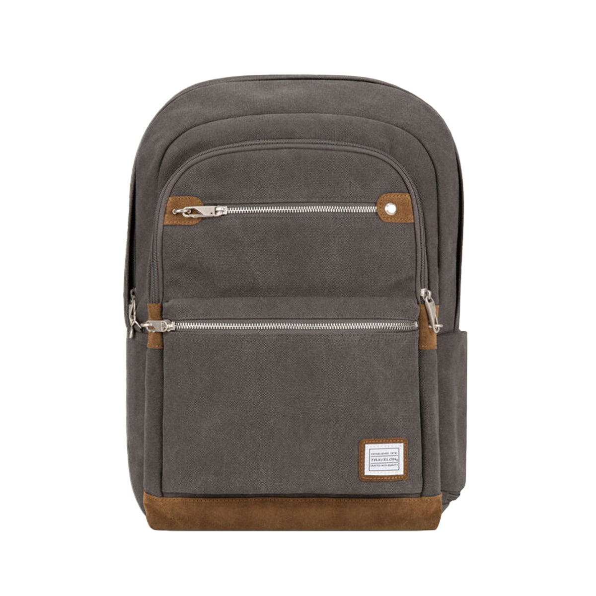 Travelon Anti-Theft Heritage Backpack - Secure & Stylish Travel Backpack for Women & Men | RFID Blocking, Cut-Resistant Straps | Perfect for Commuting, Hiking & International Travel