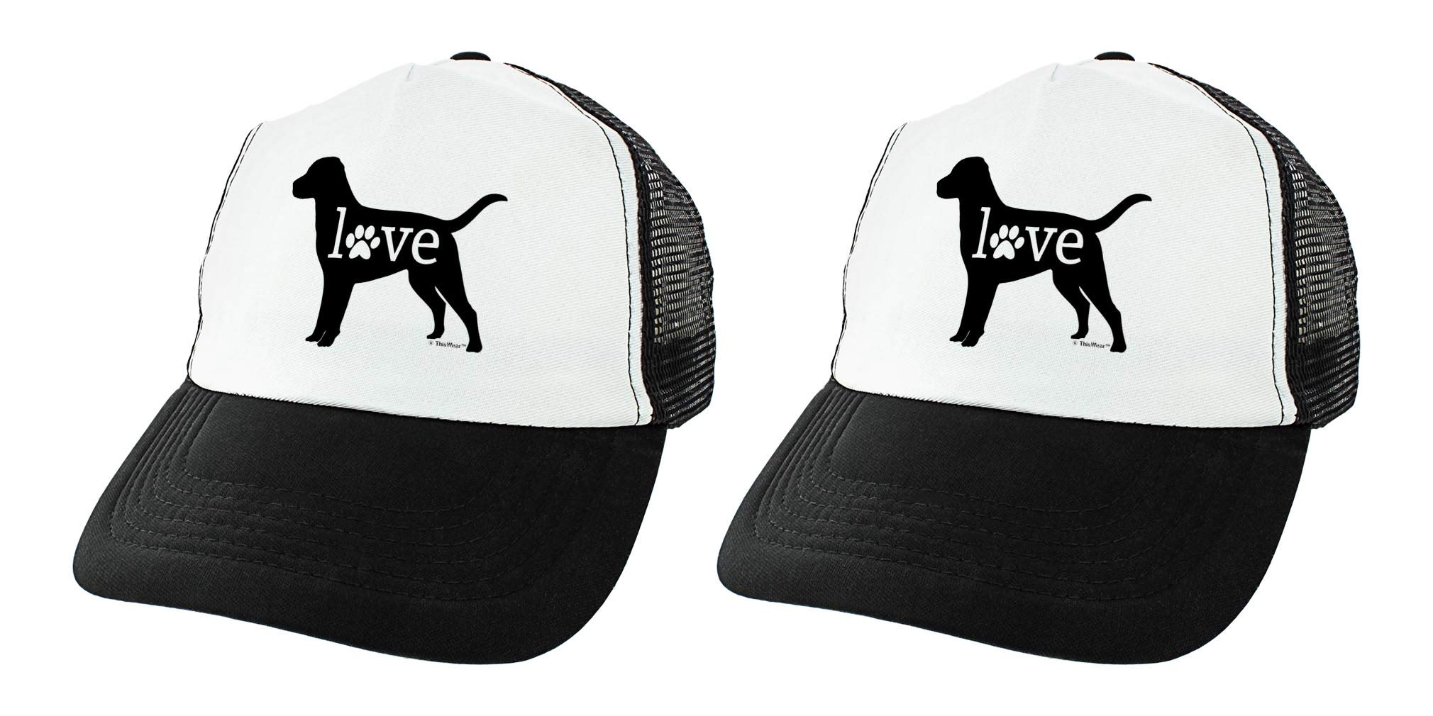 Labrador Retriever Trucker Hat with Paw Print Design - Perfect Gift for Dog Lovers - Great for Outdoor Adventures, Pet Events & Daily Wear
