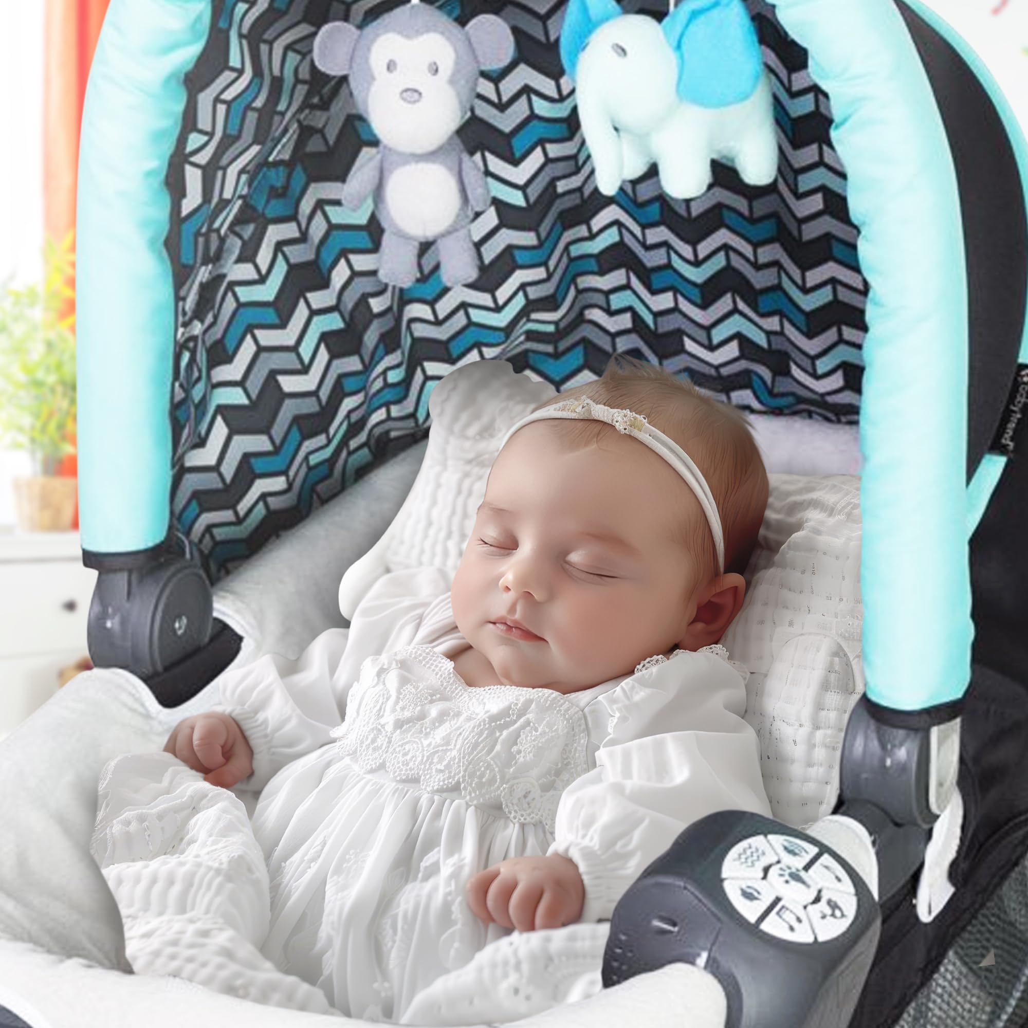 Baby Trend Resort Elite Nursery Center Playard - Portable Crib & Playpen for Infants & Toddlers, Laguna Blue | Perfect for Travel, Home & Daycare Use