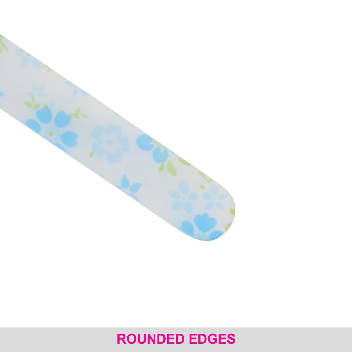 Premium Vega Crystal Glass Nail File - Blue 35g for Professional Manicure & Pedicure | Durable Nail Care Tool for Home, Salon & Travel Use
