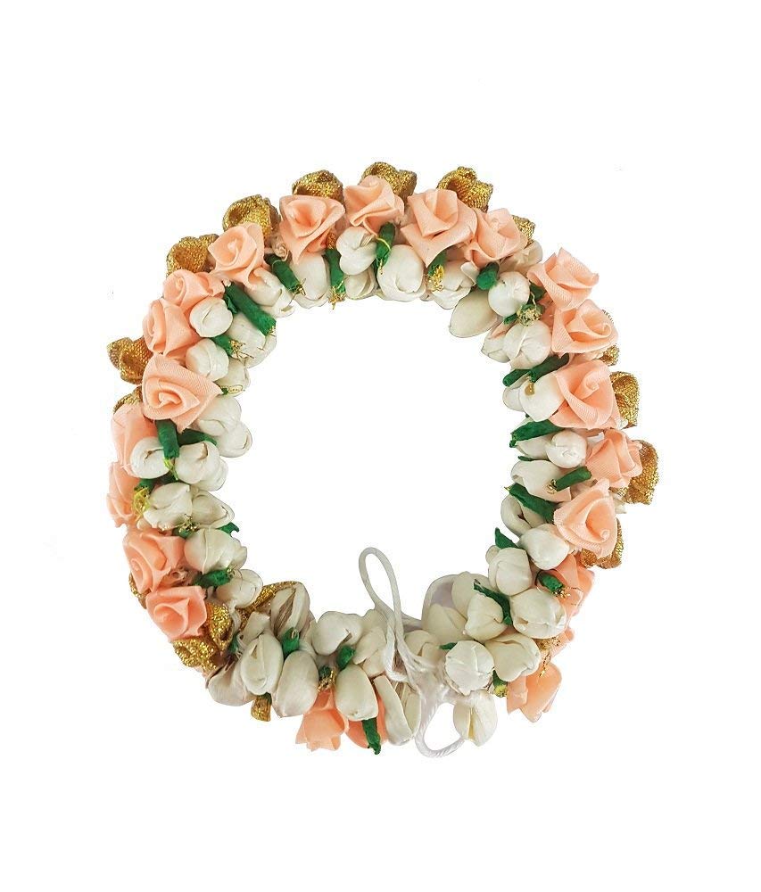 BOXO Juda Hair Gajra - Elegant Floral Hair Accessories for Women & Girls, Perfect for Weddings, Parties & Special Occasions
